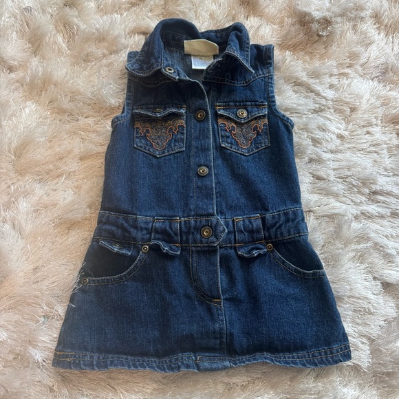 Vintage Western Ranch Print Overalls